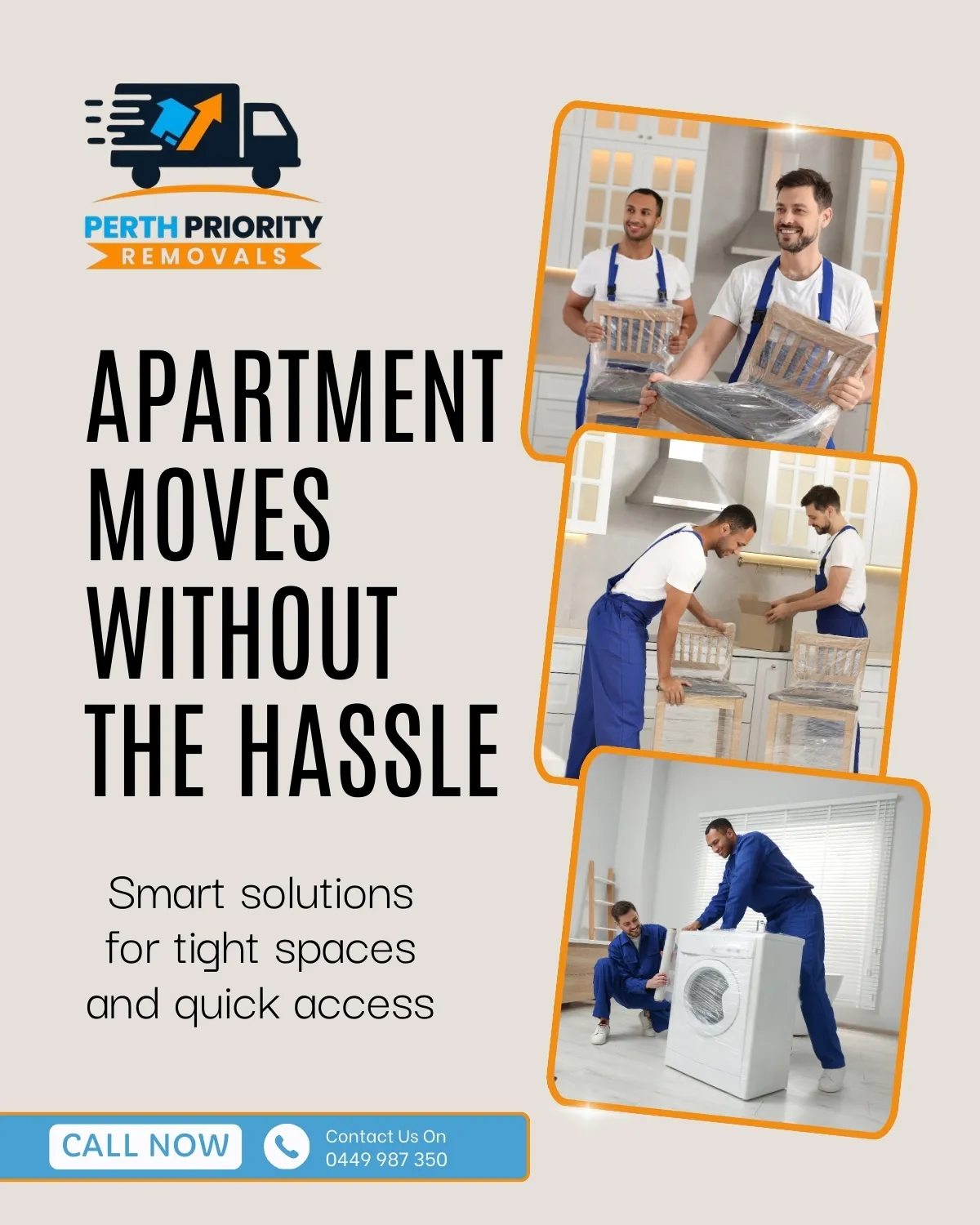 Apartment moves handled with care in Perth