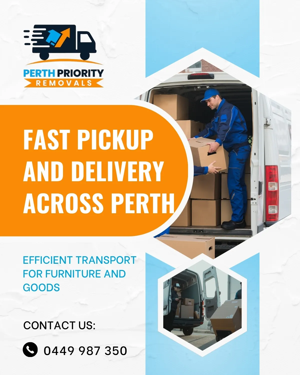 Fast pickup and delivery service across Perth