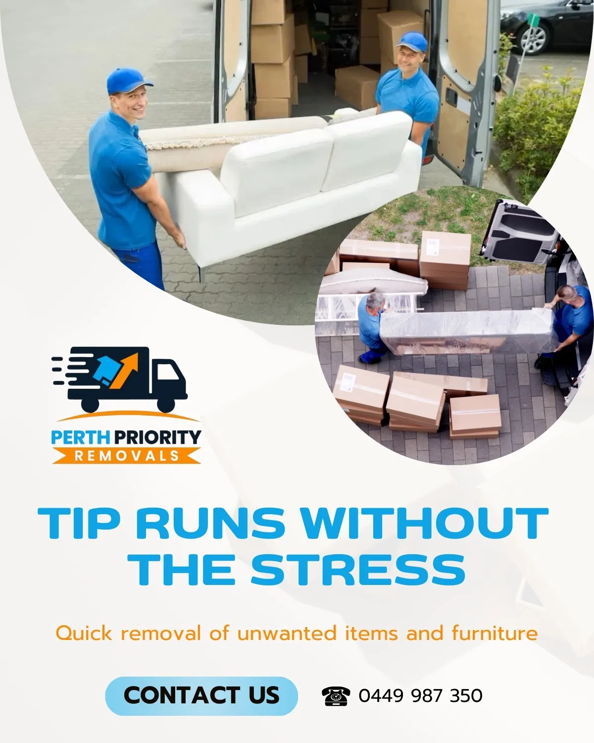 Tip run and rubbish clean-up services in Perth