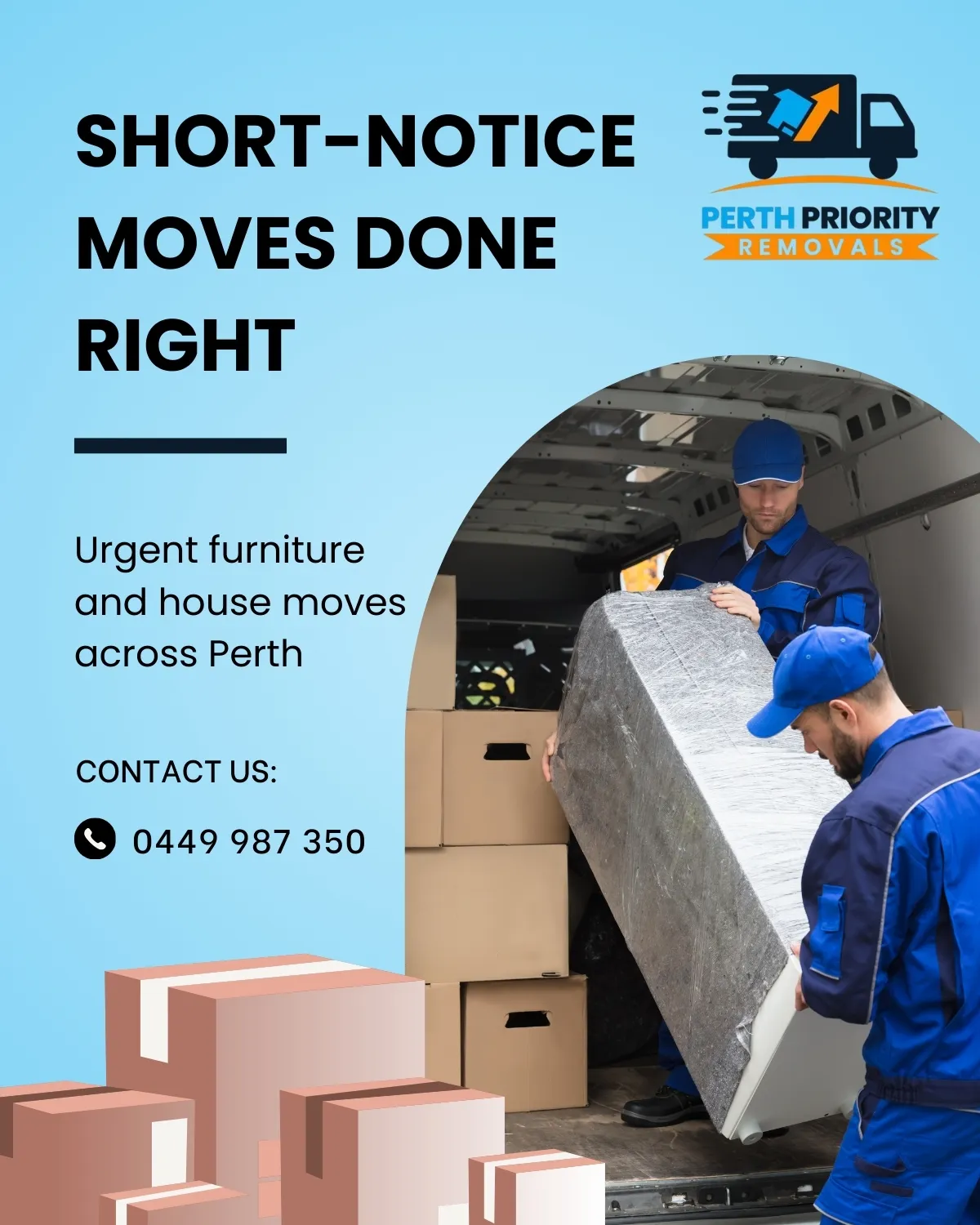 Urgent and priority moves when time is limited in Perth