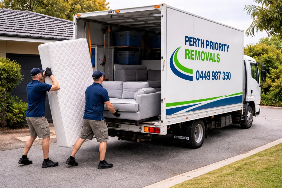 Couch and mattress disposal in Perth